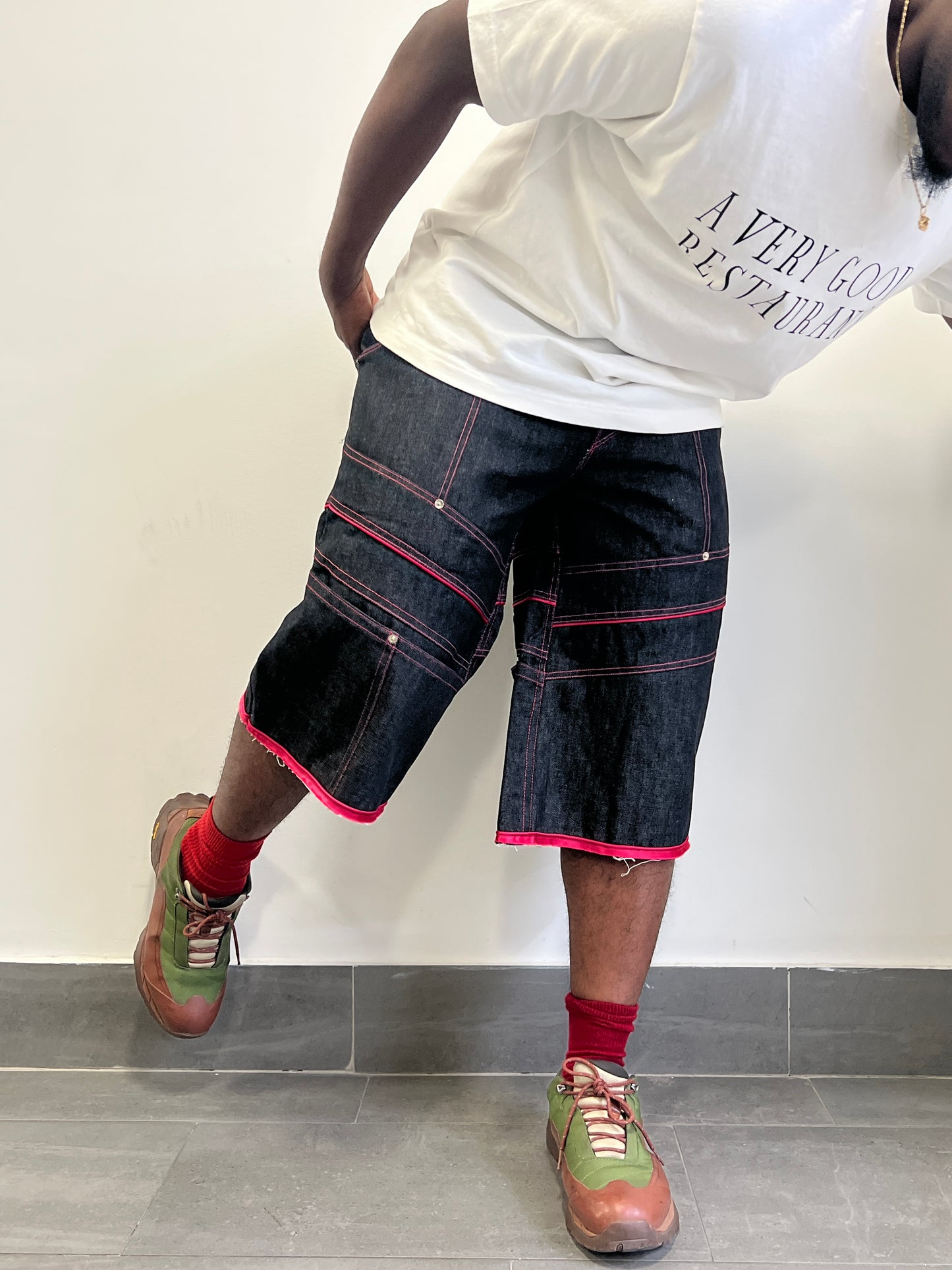 PINK SHADOW SHORTS